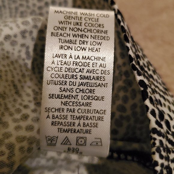 Calvin Klein Black & White Shirt Size L - Picture 10 of 12